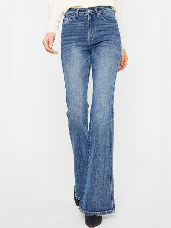 KanCan Denim - Kancan Luke High‎ Rise Flare Boho Festival Cowgirl Denim Jeans